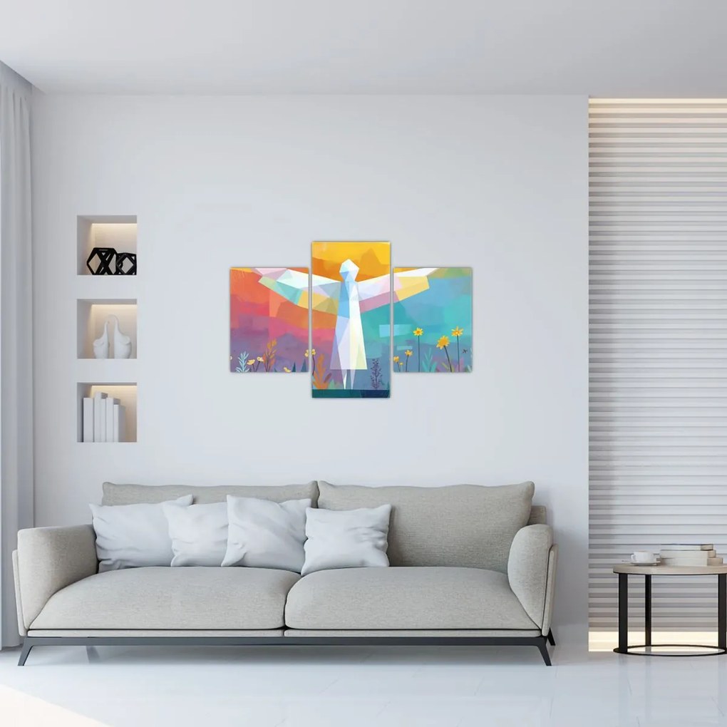 Obraz - Strážca kvetov (90x60 cm)