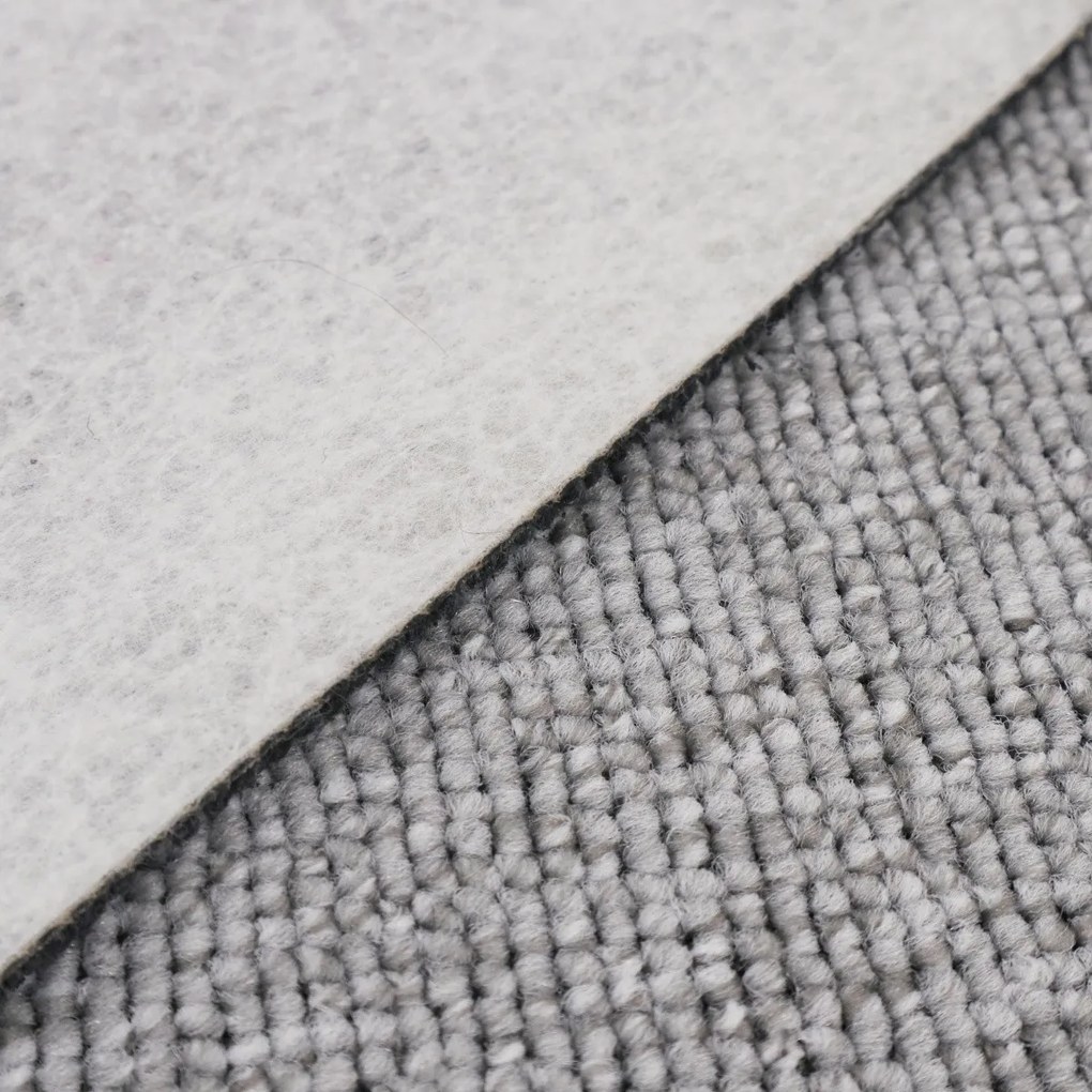 Betap, Metrážny koberec Debut 71, na mieru, šíře 4m, šedá, filc, detská izba