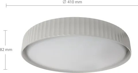 Brilagi - LED stropné svietidlo LUCIA LED/24W/230V pr. 31 cm biela