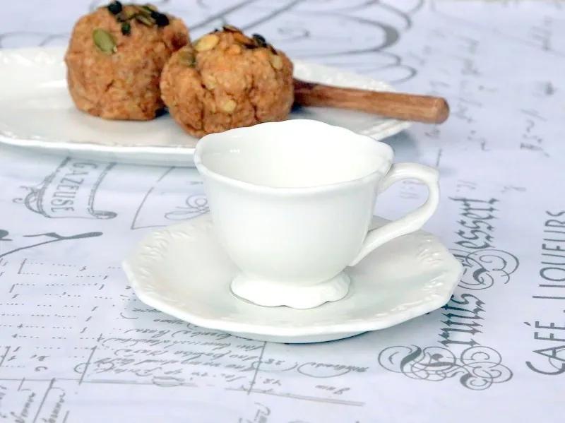 Chic Antique Porcelánová šálka s tanierikom na espresso 100 ml Provence