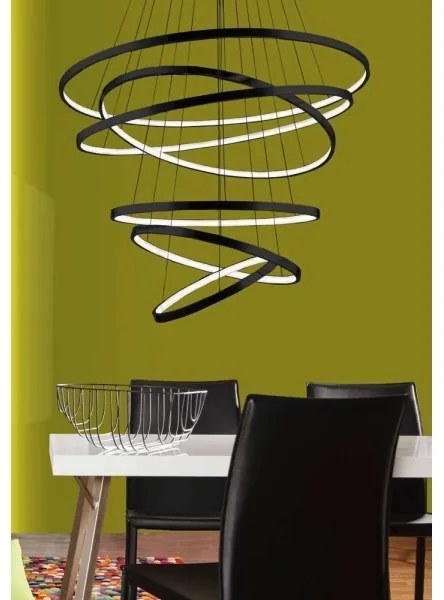 Azzardo AZ2923 - LED Stmievateľný luster na lanku WHEEL 6xLED/140W/230V