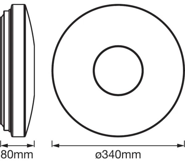 Ledvance - LED Stropné svietidlo so senzorom SPARKLEDOT LED/24W/230V
