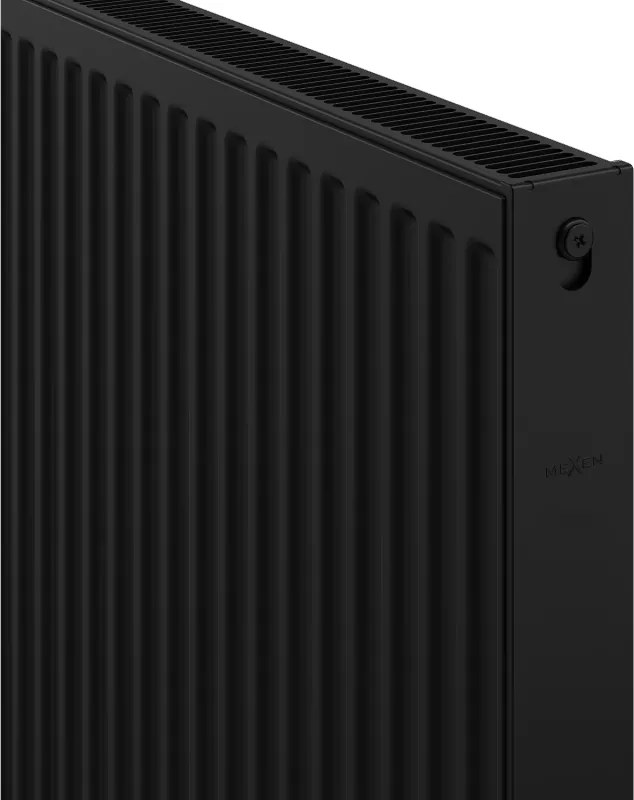 Mexen, Panelový radiátor Mexen C21 500 x 600 mm, bočné pripojenie, 665 W, čierny - W421-050-060-70