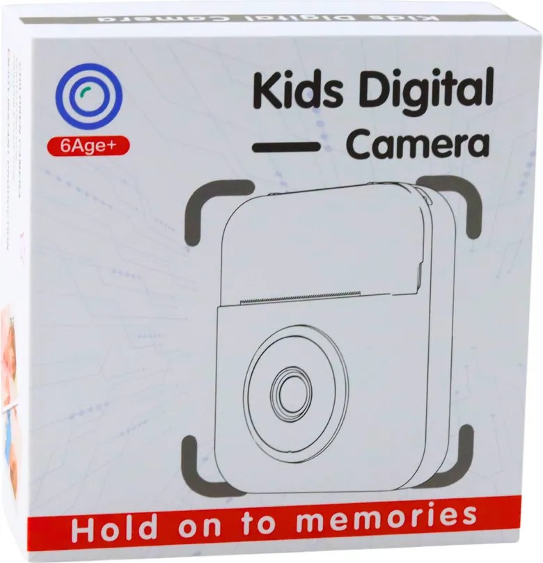 LEAN Toys Detský digitálny fotoaparát s tlačiarňou Instant Brown 3 rolky papiera