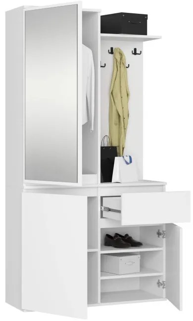 Predsieňová zostava ENTRO biela