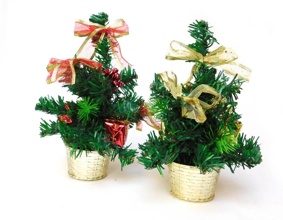 Stromček vianočný zdobený 20cm