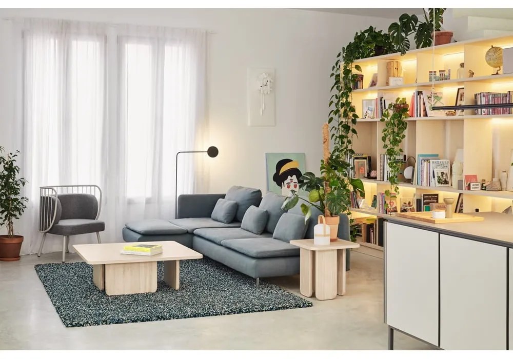 Konferenčný stôl s jaseňovou dýhou Teulat Arq