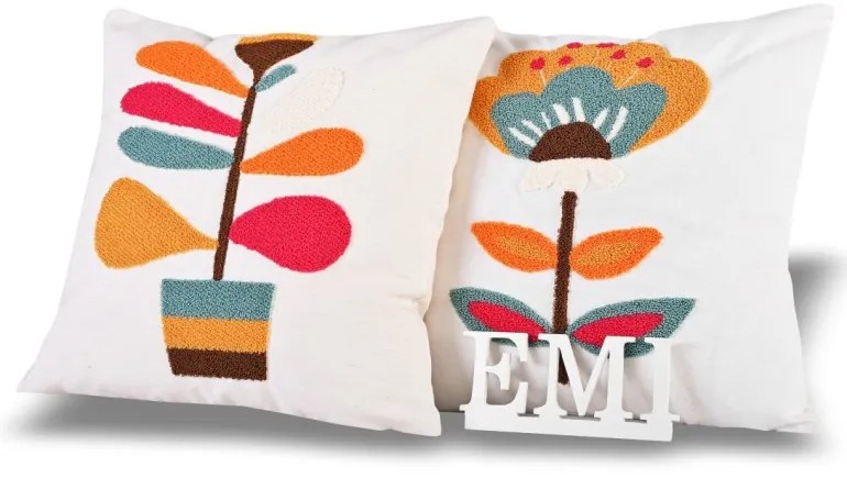 Obliečky na vankúše 40x40 cm Endry set 2 ks EMI