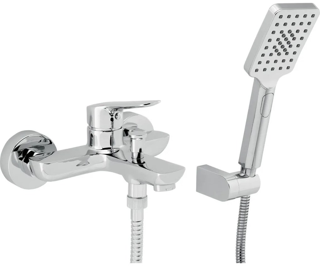 Novaservis - Vaňová súprava s batériou METALIA lesklý chróm