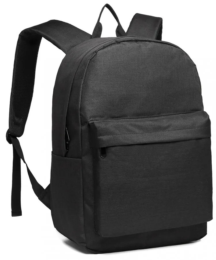 Čierny ľahký batoh do školy "Basic"