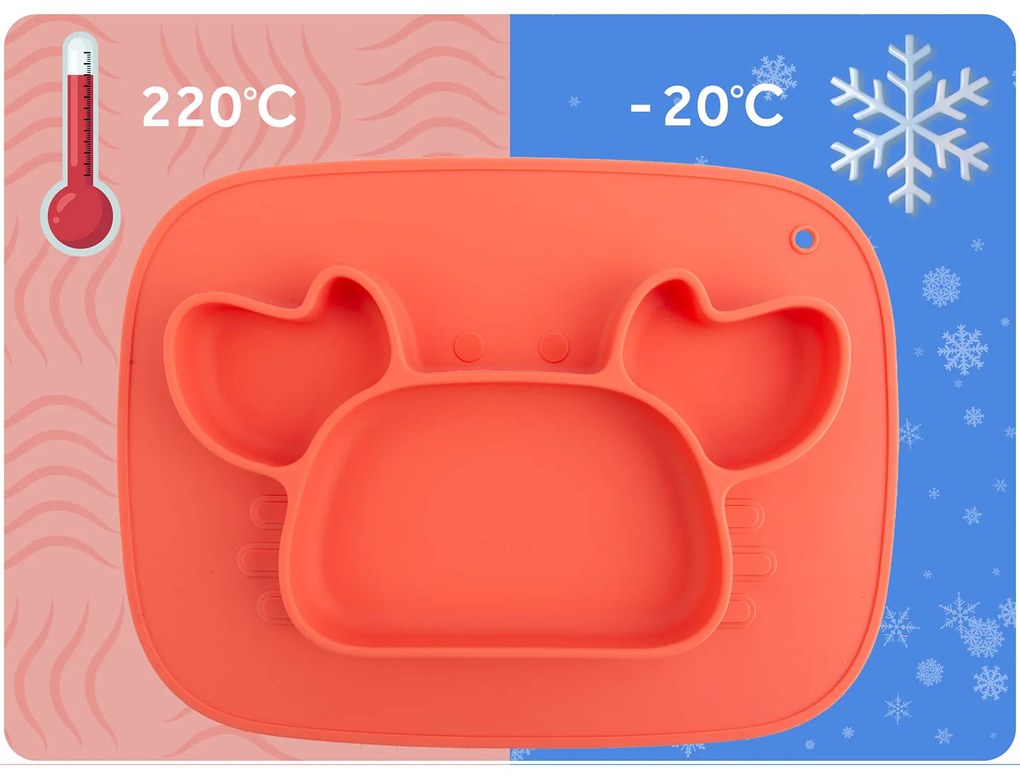 Silikónová doska na kŕmenie krabov Ricokids