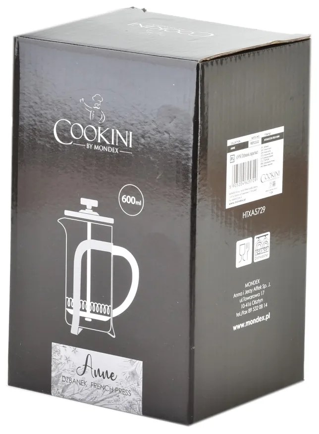 French press ANNE 600 ml