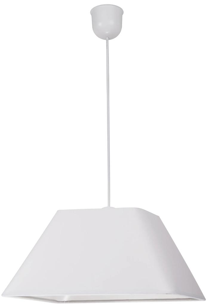 CLX Moderné závesné osvetlenie RAFFAELLO, 1xE27, 60W, biele
