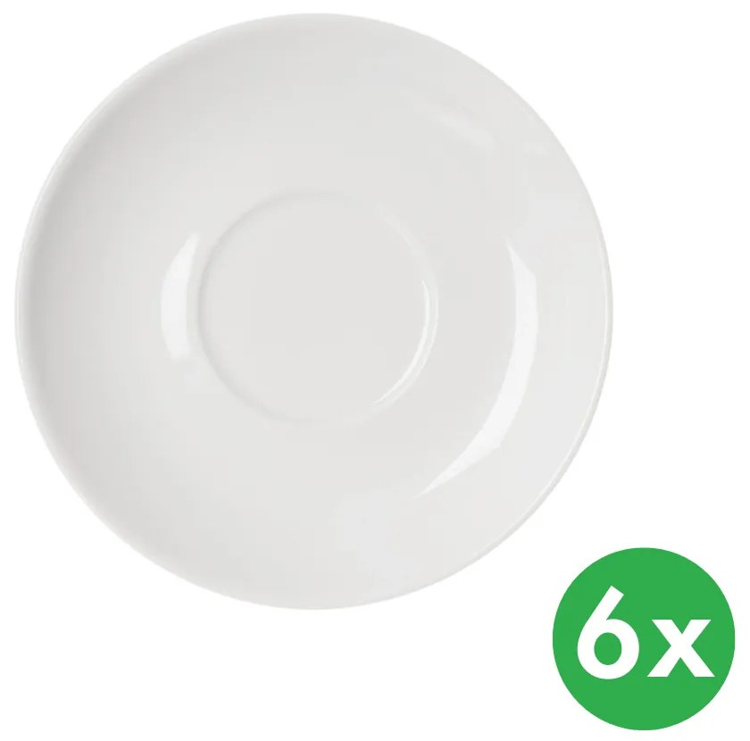 Podšálka MONA Jumbo, priemer 16,3 cm, porcelán, 6 ks