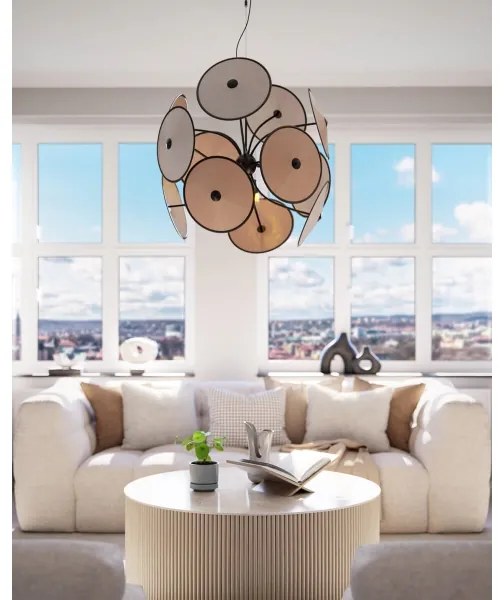 ByRydens 4202290-4002 - Závesný luster na lankách CAPPELLO 4xE14/5W/230V