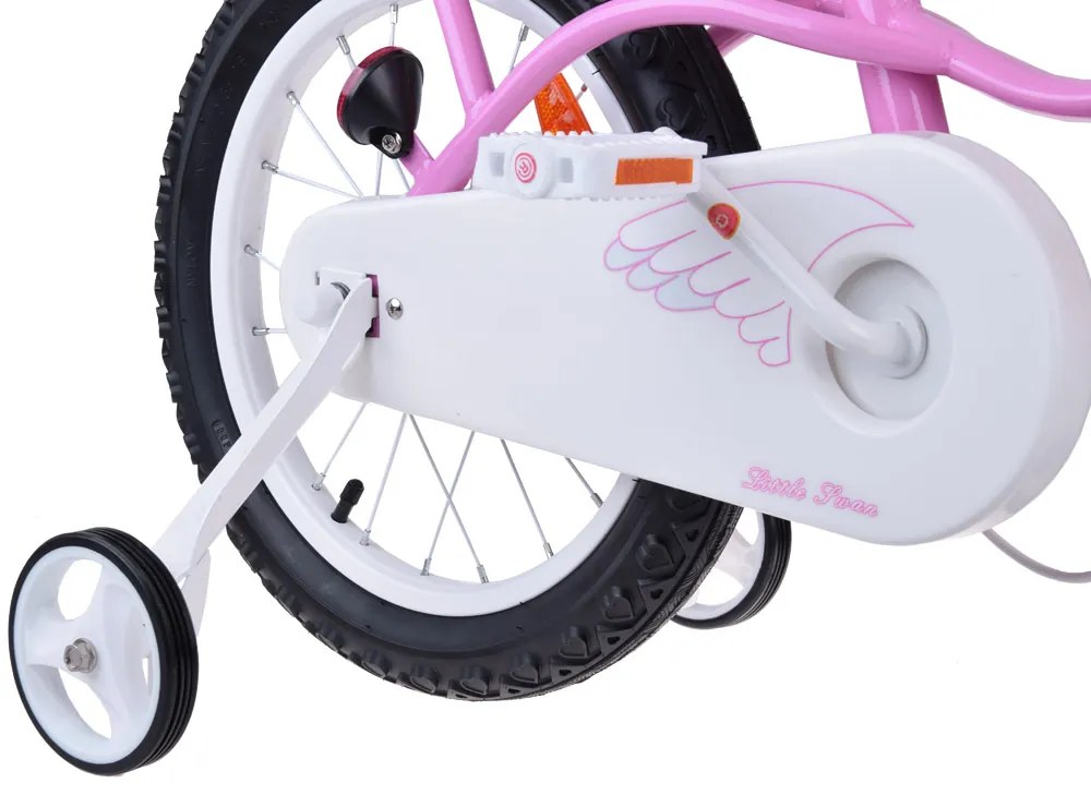 Detský bicykel 14" Little Swan RoyalBaby RB14-18 - ružový