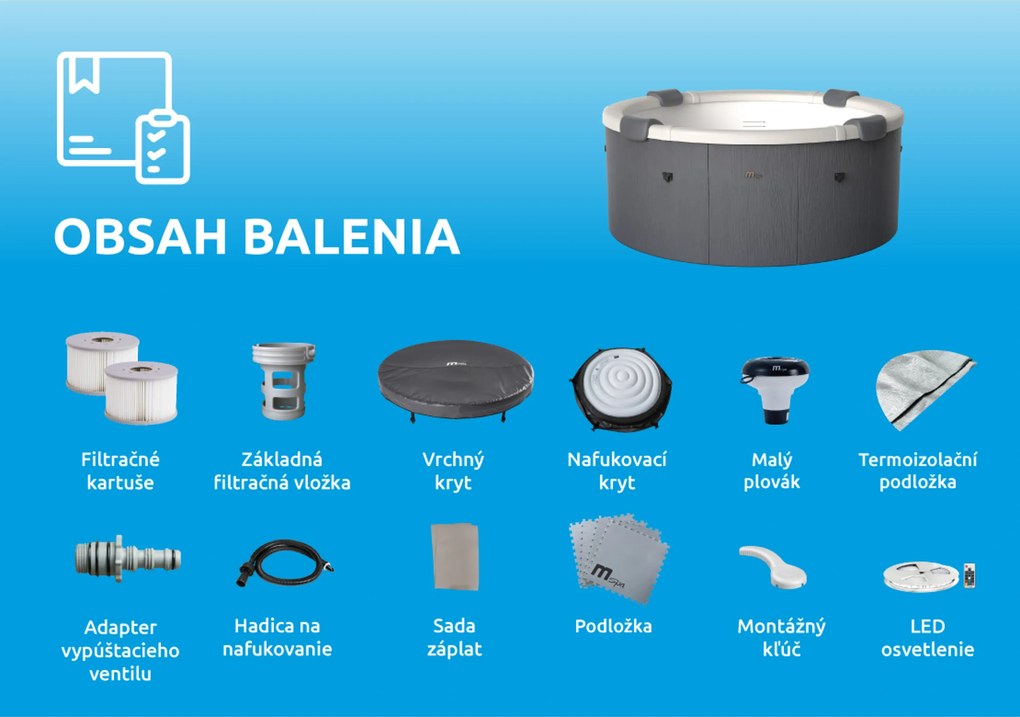 Mspa | Vírivý bazén MSPA Denver F-DE066W | 11400308