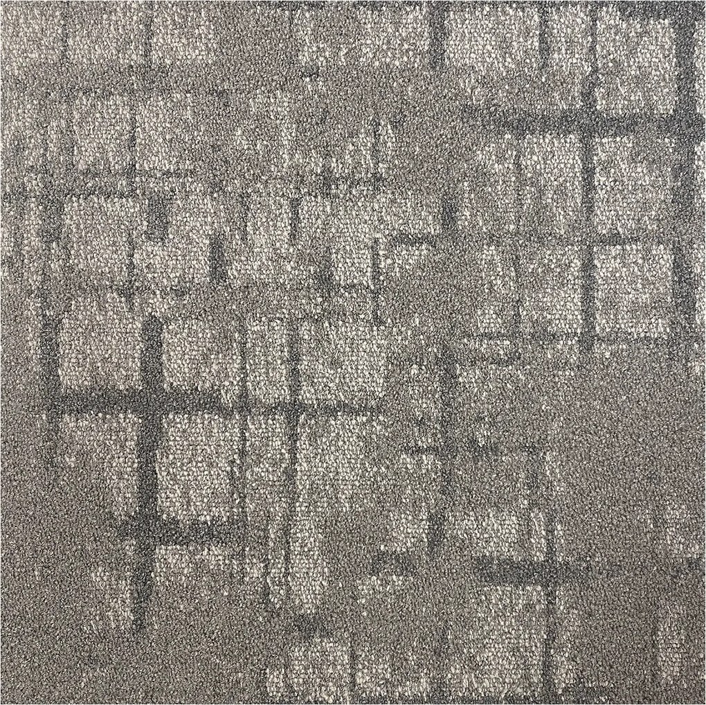 Associated Weavers, Kobercový štvorec Macro Tile 96 50 x 50 cm, chodba / predsieň
