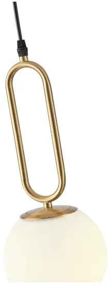 Luster na lanku 1xE27/40W/230V mosadz