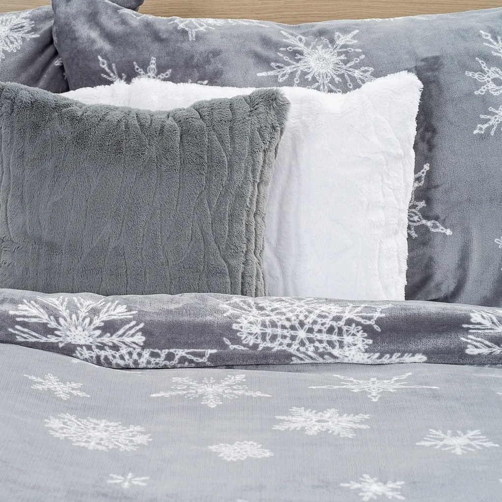 4Home Obliečky mikroflanel Silent Snowfall, 160 x 200 cm, 70 x 80 cm