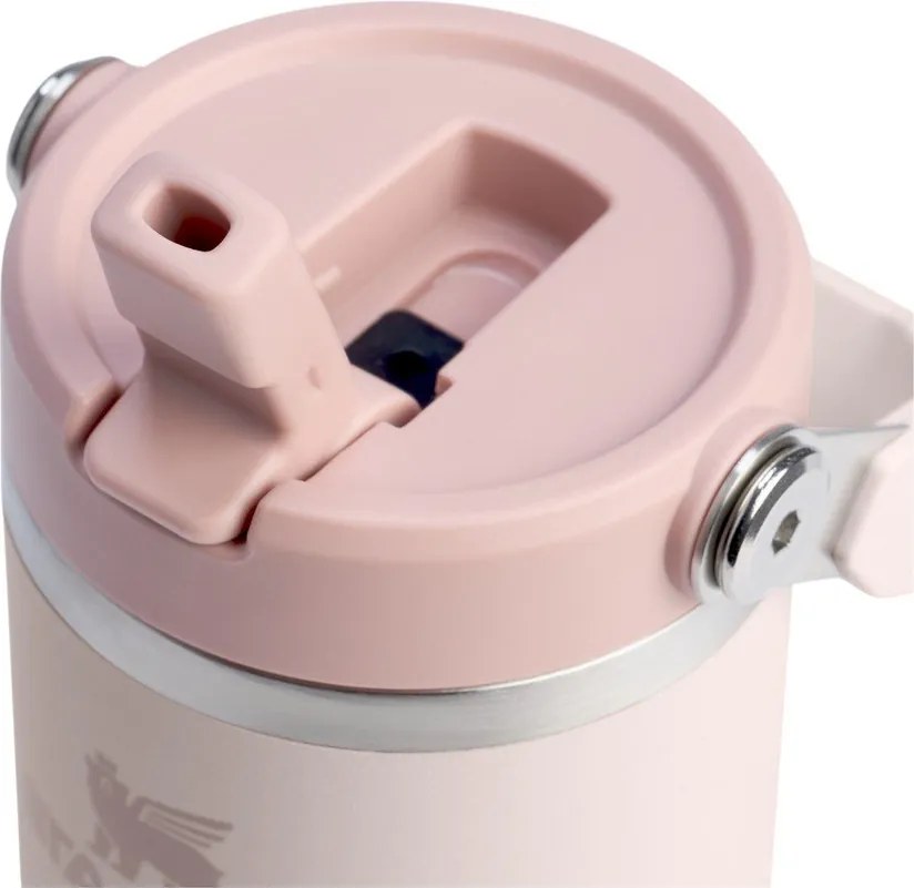 Svetloružová termoska z nehrdzavejúcej ocele 410 ml IceFlow™ Flip Straw 2.0 Tumbler Rose Quartz – Stanley