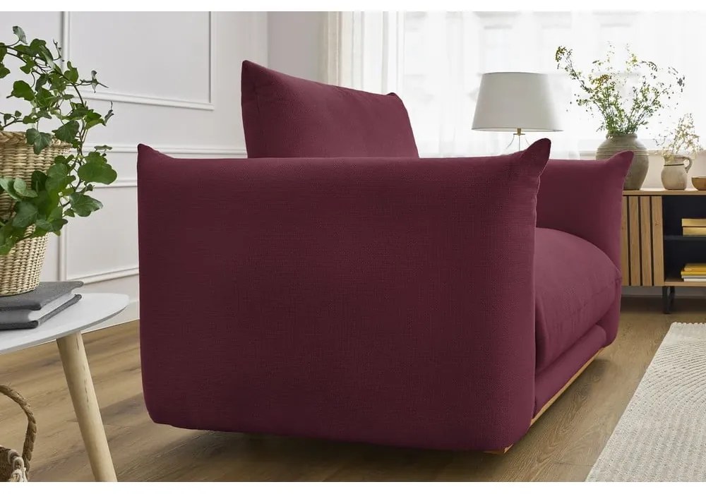 Vínovočervené kreslo Ernest – Bobochic Paris