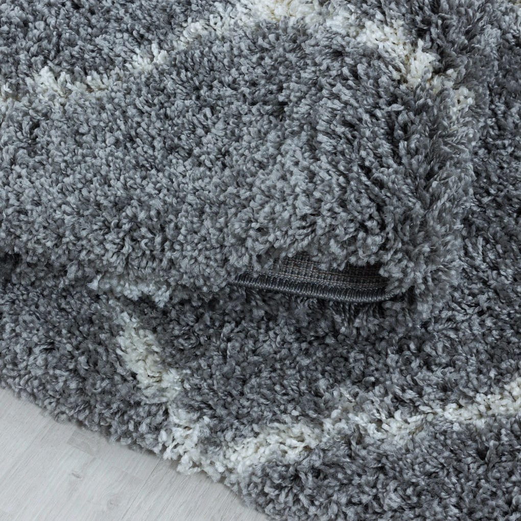 Ayyildiz Kusový koberec ALVOR 3401, Sivá Rozmer koberca: 60 x 110 cm