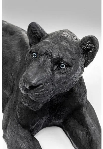 Lion dekorácia čierna 113 cm