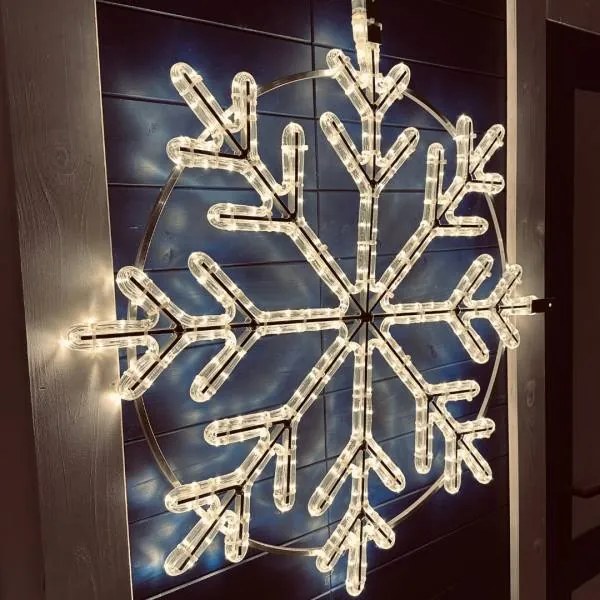 DECOLED LED svetlo II, závesné, priemer 80 cm, teplá biela