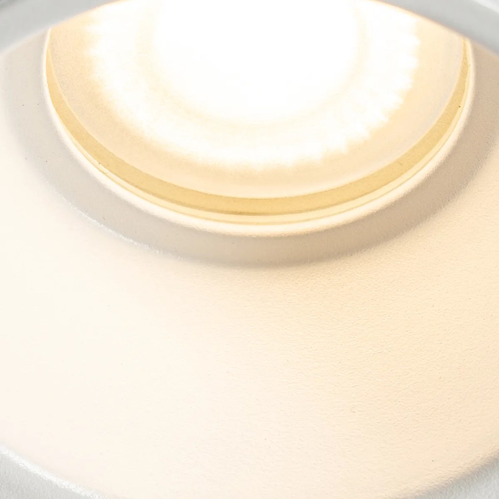 Inteligentné zapustené bodové svietidlo biele IP44 vr. Wifi GU10 50mm - Dept