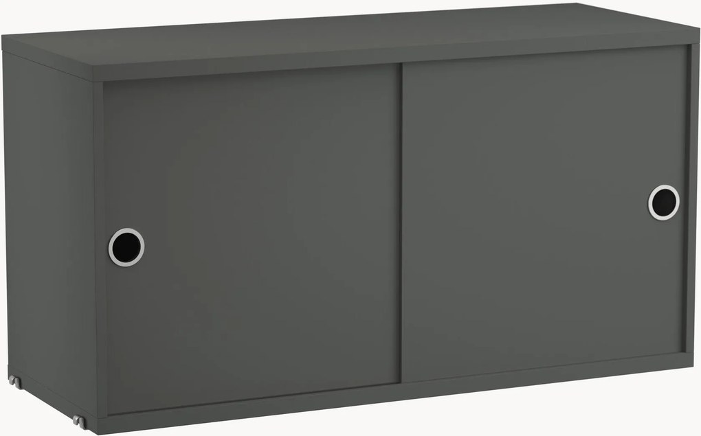Skrinka's posuvnými dvierkami String System, Š 78 x H 30 cm