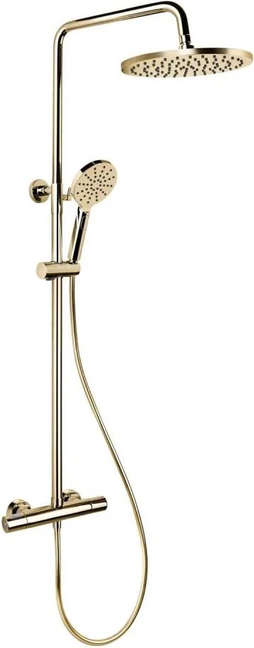 Sprchová súprava s termostatickou batériou DRAGOR, lesklá mosadz