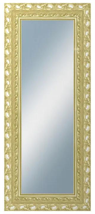 DANTIK - Zrkadlo v rámu, rozmer s rámom 50x120 cm z lišty ROKOKO zlatá hádzaná (2882)
