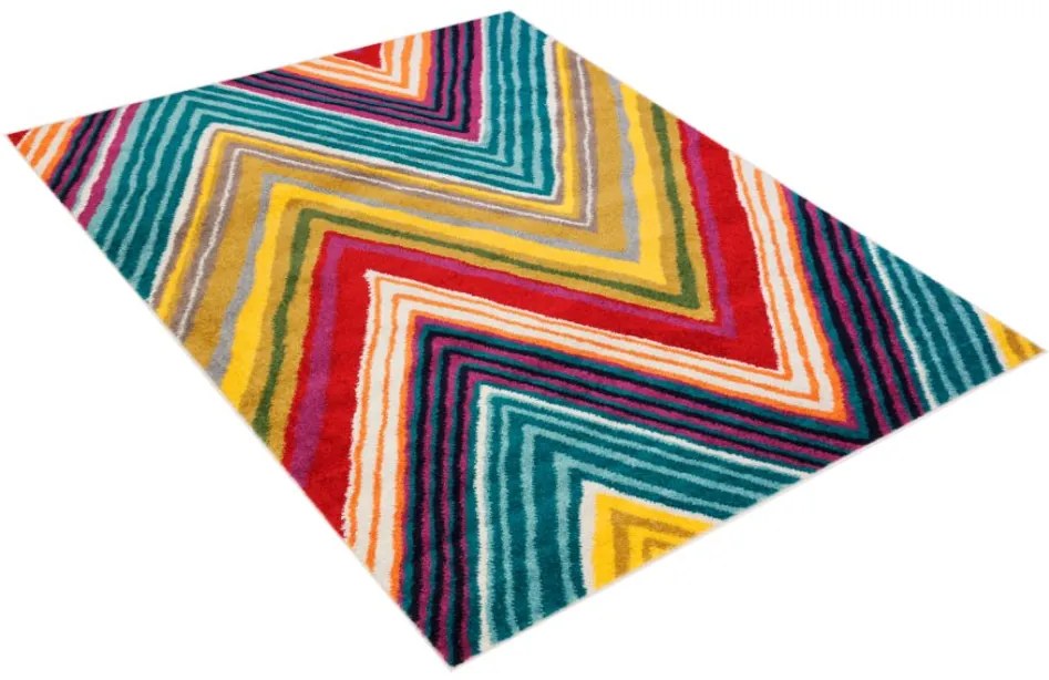 Dizajnový koberec s geometrickým vzorom Salsa Šírka: 120 cm | Dĺžka: 170 cm