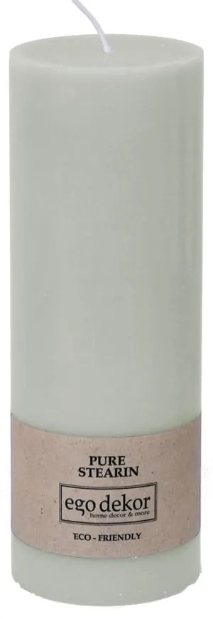 Tyrkysovomodrá sviečka Eco candles by Ego dekor Friendly, doba horenia 60 h