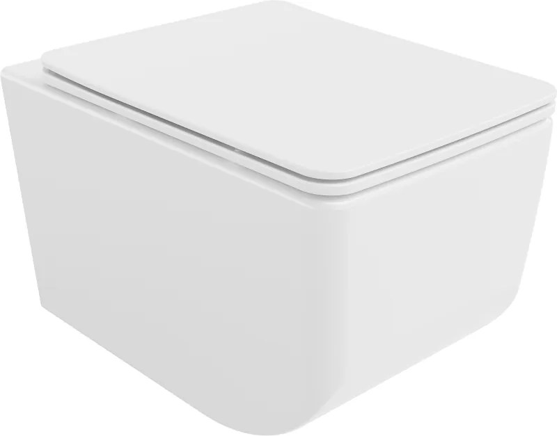 Mexen Vera WC misa Rimless s pomaly padajúcim sedátkom, duroplast, Biela - 30164000