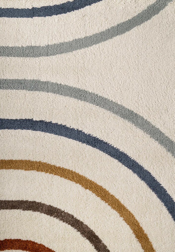 Hanse Home, Detský koberček Adventures 106212 Cream Multicolor, 160x235, biela, detská izba