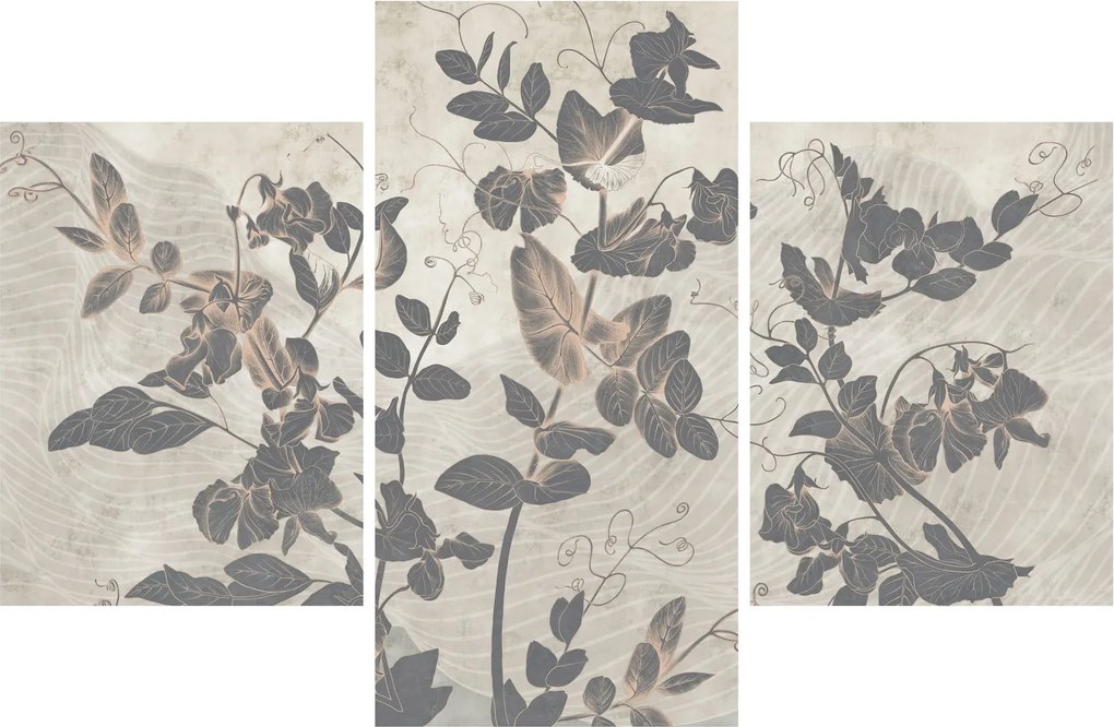 Obraz - Texturované listy (90x60 cm)