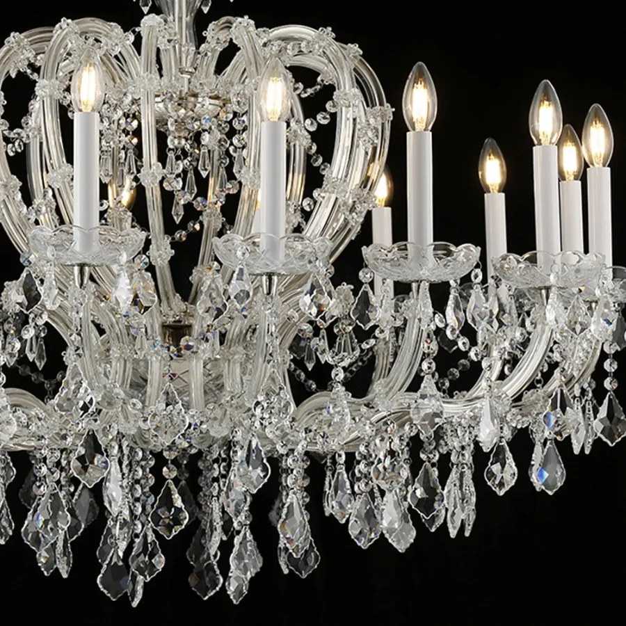 Krištáľový luster do obývačky  Clayre & EEF Ø105*92 16*E14