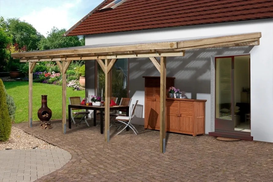 WEKA Drevená záhradná pergola 671 (7x3 m)