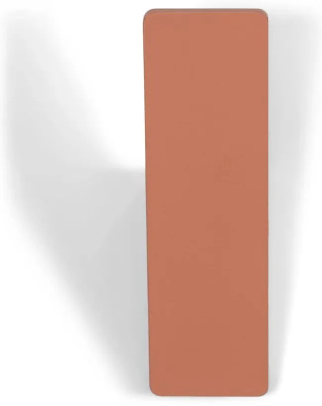 Nástenný oceľový háčik v lososovej farbe Angle – Spinder Design