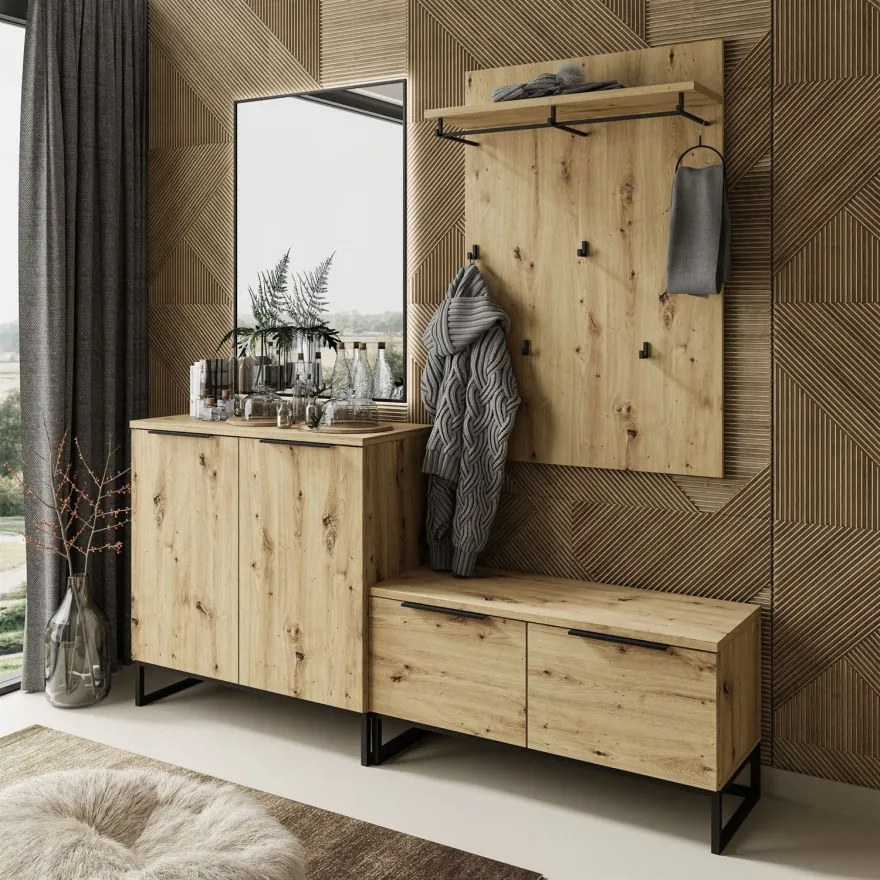 PREDSIEŇOVÁ STENA VALBO 3 DUB ARTISAN