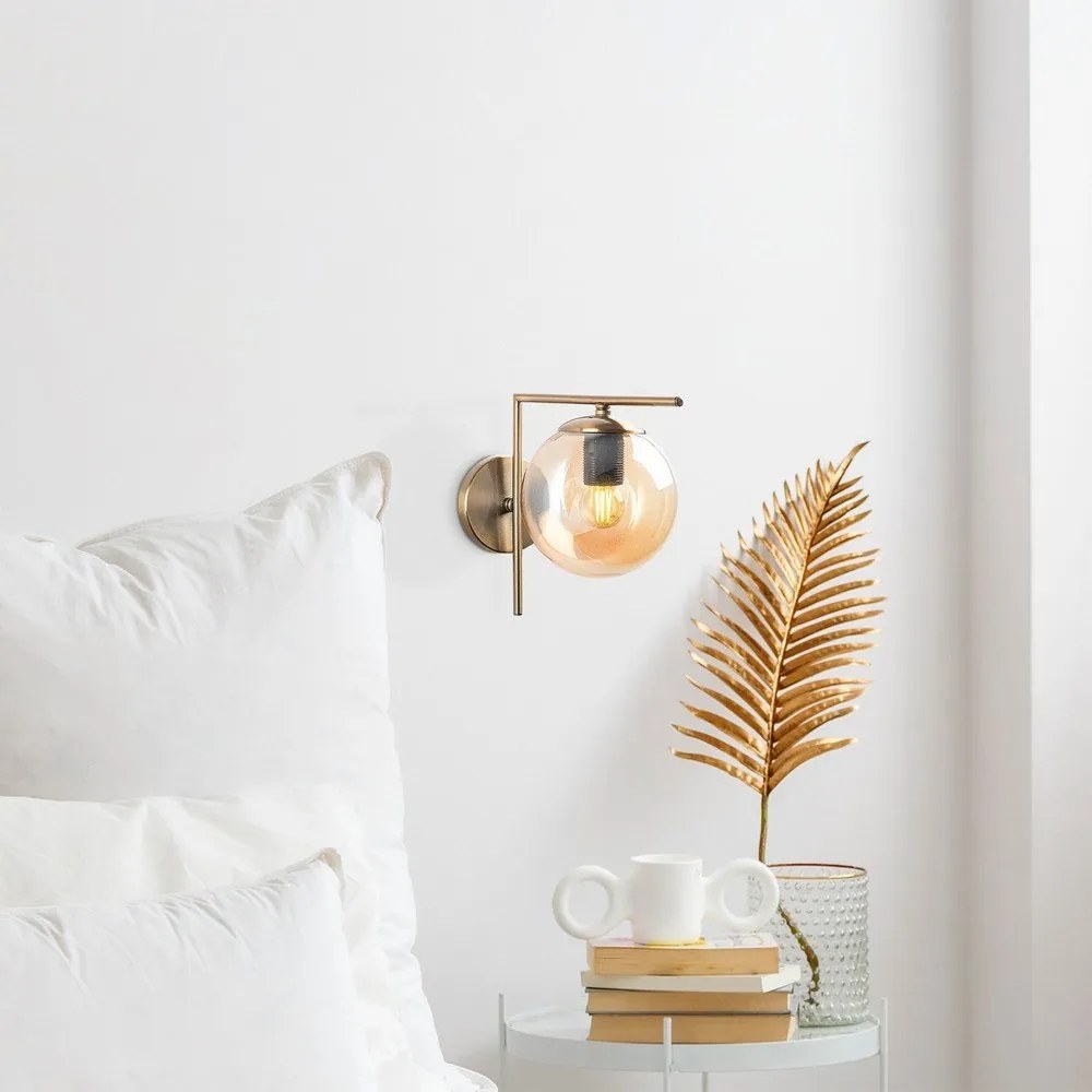 Nástenné svietidlo v zlatej farbe ø 15 cm Antique – Opviq lights