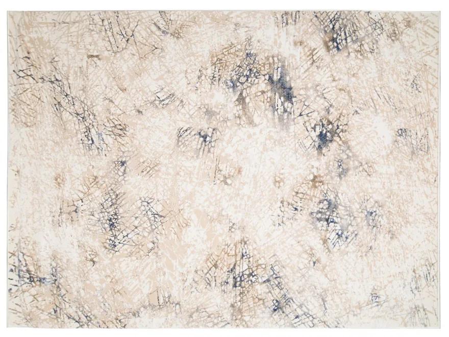 Kusový koberec Hiva krémovo-modrý 120x170cm