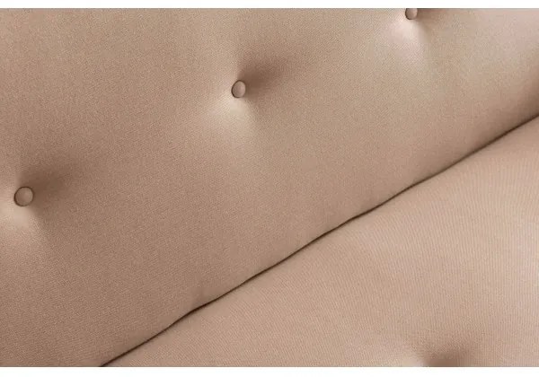 Dvojmiestná pohovka NARA krémová/béžová