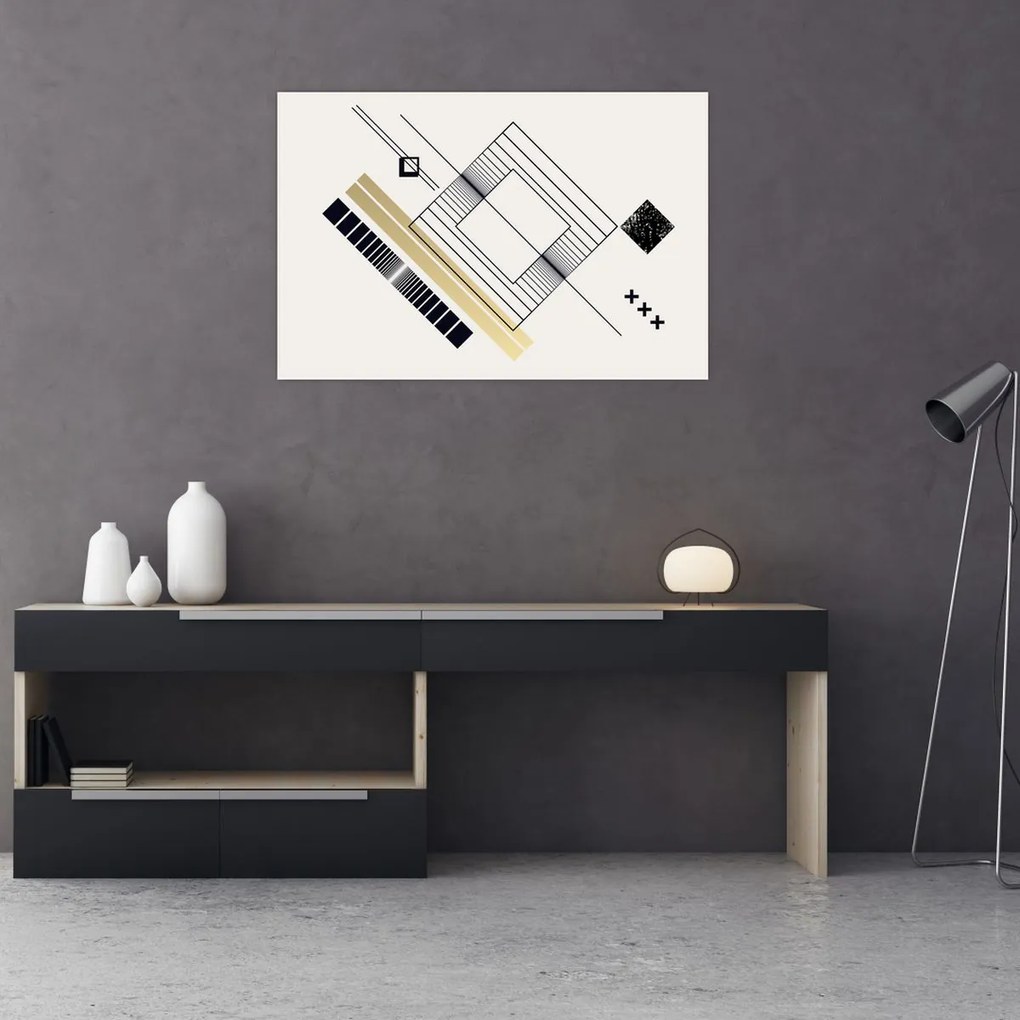 Obraz - Geometrické tvary N⁰6 (90x60 cm)