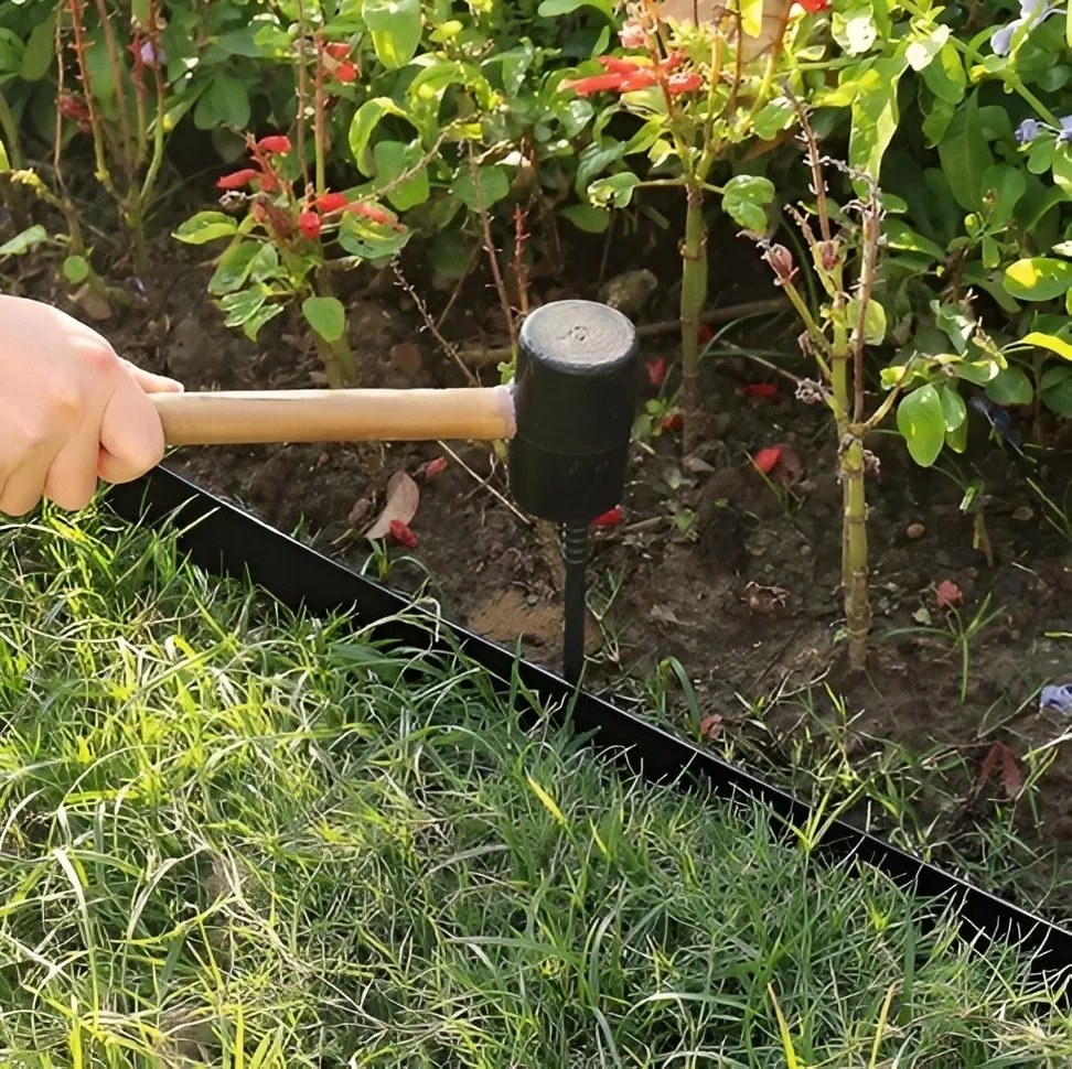 TRENDIE Záhradný obrubník plastový 5cm x 10m