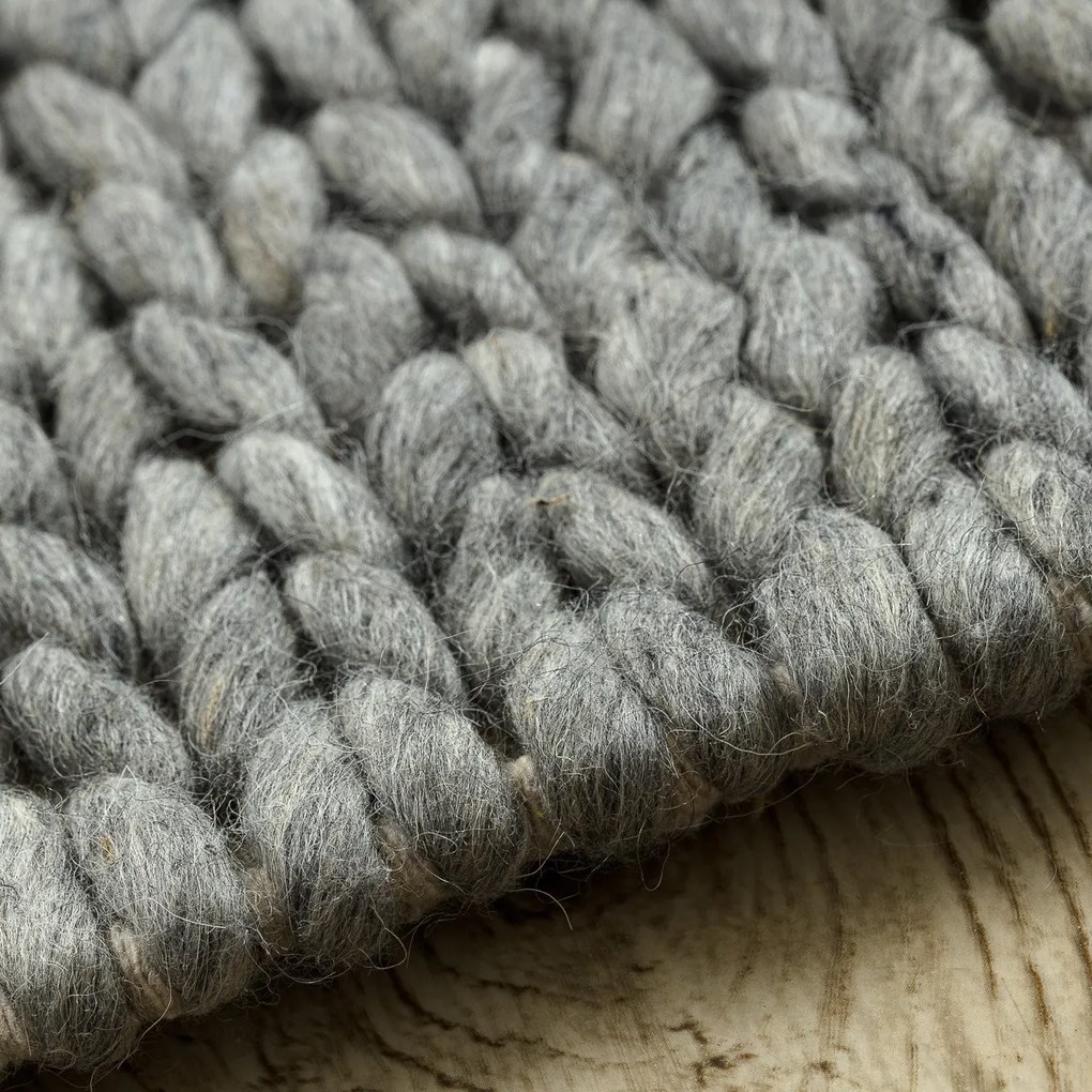 Dywany Łuszczów, Kusový koberec Tahar 99004G grey, 90x150, šedá, obývacia izba