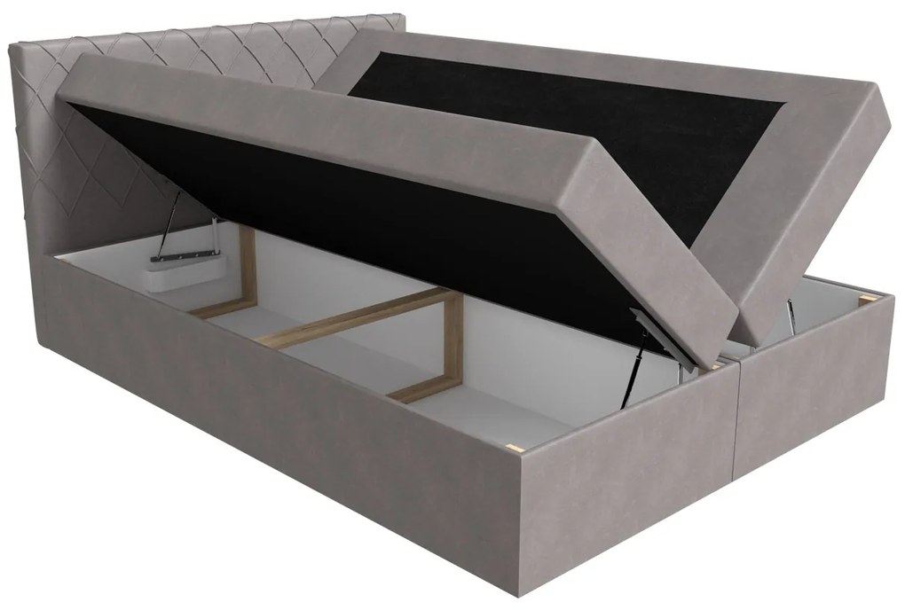 Kontinentálna posteľ Narcyn, Rozmer postele: 120x200, Dostupné poťahy: Velluto 3