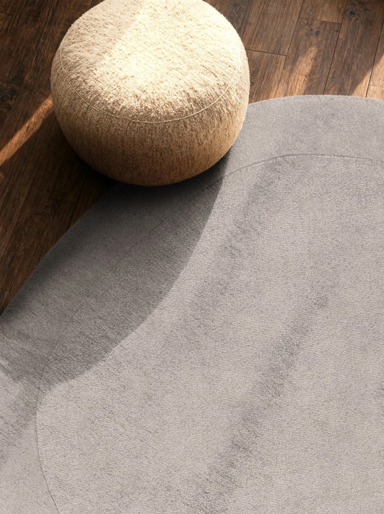 Villeroy & Boch, Kusový koberec Villeroy & Boch Kari 106287 Grey, 160x160 (priemer) kruh, šedá, obývacia izba